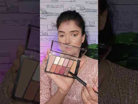 Step By Step Cocktail Party Makeup & Hairstyle Tutorial With Products Details #shorts #ashortaday