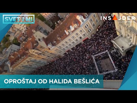Sahranjen Halid Bešlić, uz suze i pesmu