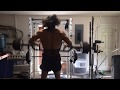 275 lb clean to push press