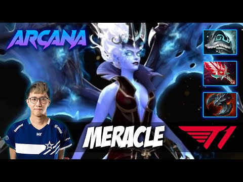 T1.Meracle Queen of Pain - ARCANA STYLE - Dota 2 Pro Gameplay [Watch & Learn]