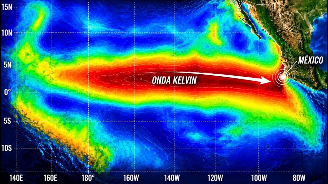 QUÉ SON LAS ONDAS KELVIN que ESTÁN PONIENDO en PELIGRO a MÉXICO y a ESTADOS UNIDOS?