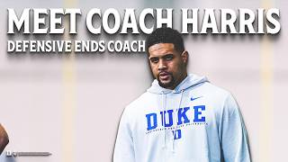 MEET NEW DEFENSIVE ENDS COACH TRENT HARRIS