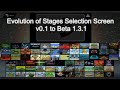 Evolution Of Stages Select Screen Super Smash Flash 2