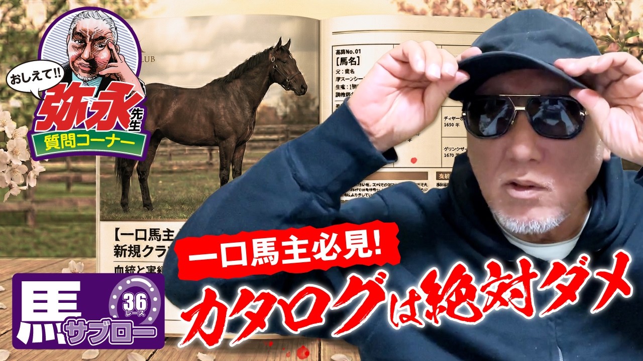 おしえて！弥永先生 〜カタログで馬を選ぶな！走る馬を見抜く極意〜