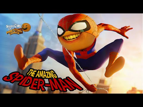 迷惑なオレンジ - ストーリータイム。アメイジング・スパイダーマン (Annoying Orange - Storytime: The Amazing Spider-Man!)