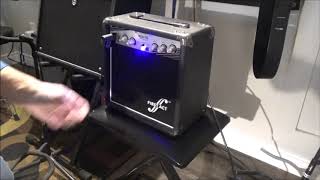 Video thumbnail for First Act  M2A-110 Guitar Amp Demo And Review by Kevys RC & Music