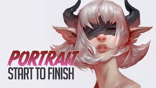 Portrait Painting with FULL Commentary! DTIYS!