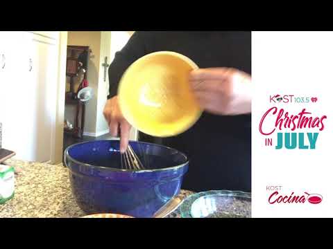 Karen Sharp Makes Day-After Christmas Quiche #KOSTChristmasInJuly | KOST Cocina