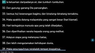 081. An Nazi'at - Surah 79 - 46 ayat