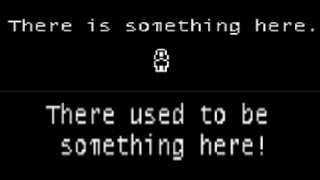 there is nothing here and there was something here