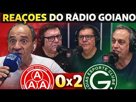 🎙️ REAÇÕES DO RÁDIO GOIANO⚽ ANAPOLINA 0×2 GOIÁS🏆 Campeonato Goiano 2026