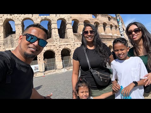🇹🇹🇬🇾🇮🇹VISITING THE COLOSSEUM /FONTANA DI TREVI  IN ROME #family #vacation2024 #rome #italy #grateful