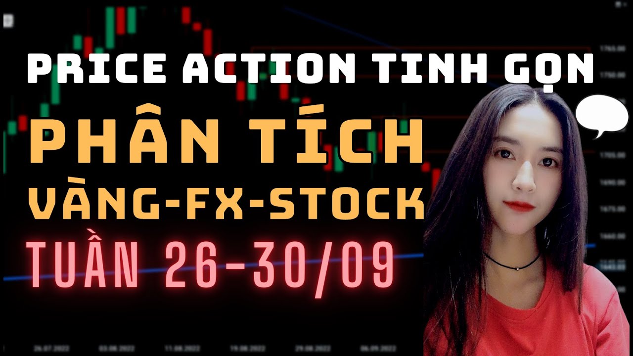 Phân Tích VÀNG-FOREX-STOCK Tuần 26-30/09 Theo Phương Pháp Price Action Tinh Gọn