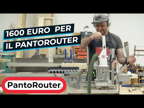 Ho comprato il Pantorouter su Dictum. Unboxing e prime fresate su legno. Falegnameria moderna.