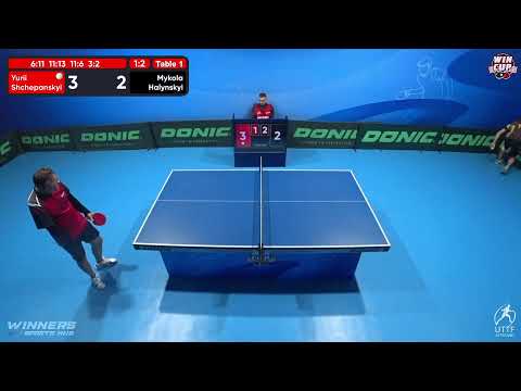 02:30 Yurii Shchepanskyi  1-3 Mykola Halynskyi West 5 WIN CUP 19.10.2022 | TABLE TENNIS WINCUP