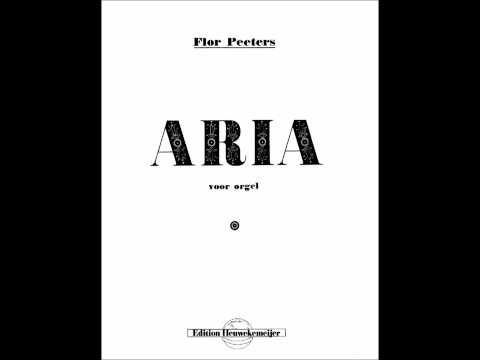 Flor Peeters - Aria, Op. 51