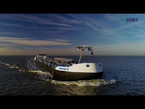 Sea trail of the estuary MTS AIMEE