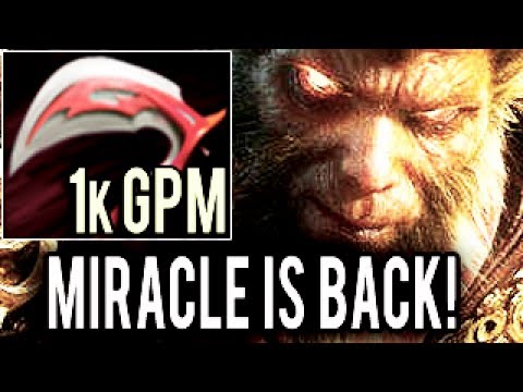 Miracle- Crazy 1k GPM Monkey King with Desolator Godlike Carry Build Intense 9k MMR Gameplay Dota 2