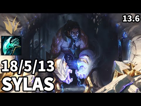 Sylas Jungle vs Zac - KR Master  | Patch 13.6