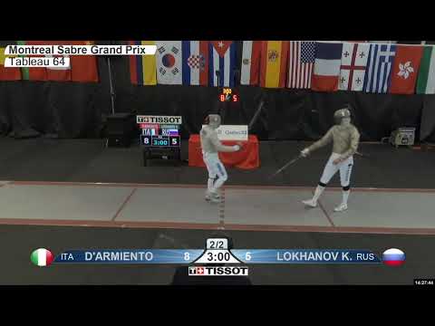 2020 158 T64 31 M S Individual Montreal CAN GP RED LOKHANOV RUS vs D‘ARMIENTO ITA