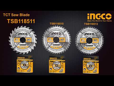 Features & Uses of Ingco TCT Saw Blade 185mm/7¼"
