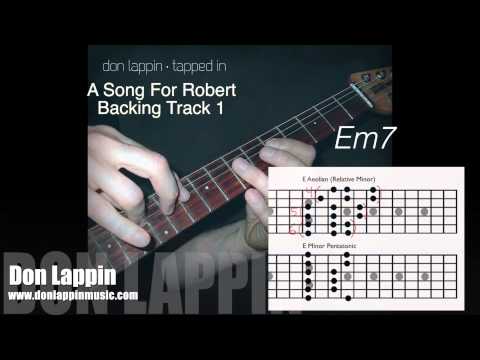 E Minor Jam Track For Guitar (A Song For Robert Vamp 1)