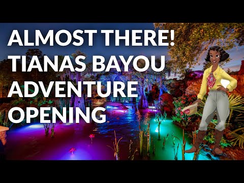 Tianas Bayou Adventure Update 1st May - Almost there Opening soon!