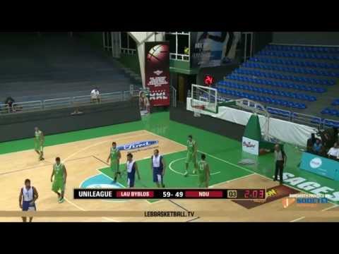 2014 UniLeague Men Basketball Final - LAU BYBLOS VS NDU