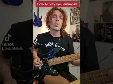 how to play like Lemmy #1