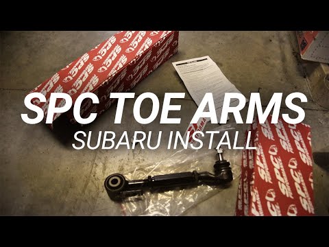 SPC Rear Toe Arms | Subaru Install