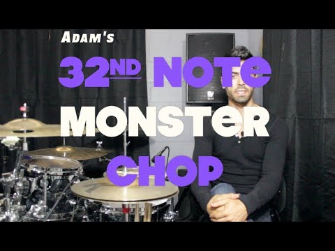 32nd Note Monster Linear Chop - Drum Lesson with Adam Tuminaro