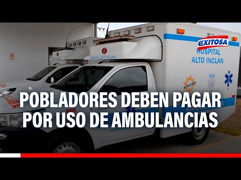 🔴🔵Pobladores de Islay pagan por uso de ambulancias, mientras que en Camaná hay 5 unidades guardadas