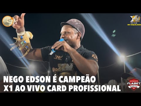 NEGO EDSON X VITOR RAYARA X1 OF LIVE VAQUEJADA PROFESSIONAL DISPUTE VAQUEJADA COWBOY CLUB