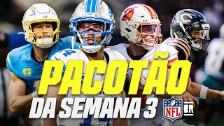 PACOTÃO DE HIGHLIGHTS | MELHORES MOMENTOS SEMANA 3 | NFL 2025