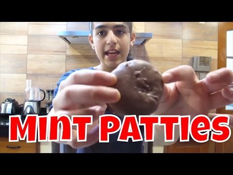 How to Make Mint Chocolate Patties by Sabrina | The Frugal Chef Junior