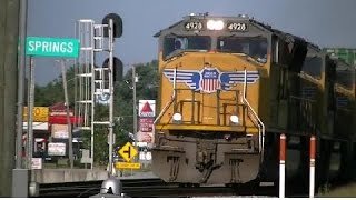preview picture of video 'Norfolk Southern 226 EB w/ Four SD70M's! Lithia Springs,Ga 09-02-2014©'