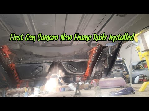 First Gen Camaro New Frame Rails Installed