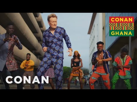 Conan Makes A Music Video With Kuami Eugene | CONAN on TBS