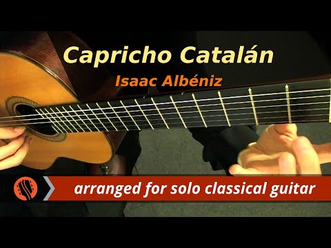 Capricho Catalán  op. 165, no. 5, from España, for solo guitar - Isaac Albéniz