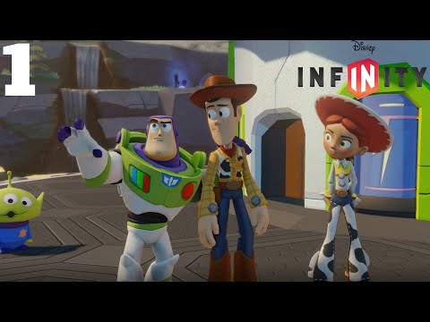 Disney Infinity 1.0 - Toy Story in Space Playset Part 1 - Arriving on the Moon