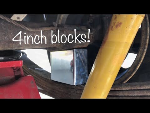 Lowering Blocks 96-01 S10 (Works For Most Trucks) Quick An Easy Tutorial￼