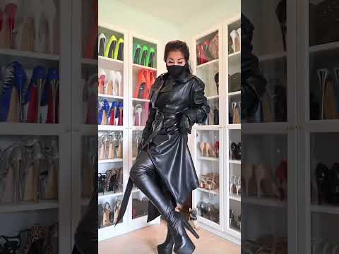 Leather Domina POV ✨💋❣️ #fashion #leather #style #latex #love #ootd #grwm #shiny #ooty #pov #reels