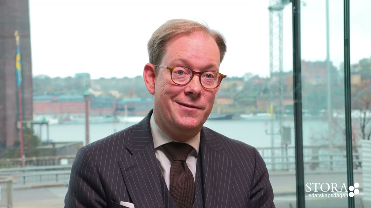 Tobias Billström, Intervju Stora Ledarskapsdagen 2025