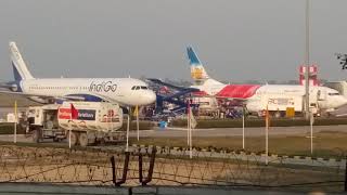preview picture of video 'INDIGO A320 VARANASI INTERNATIONAL AIRPORT INDIA'
