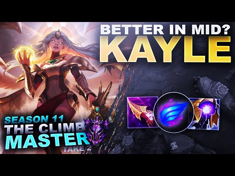 IS KAYLE BETTER IN MID? - Climb to Master S11 | League of Legends