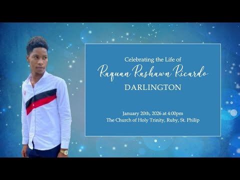 Celebrating The Life of Raquan Rashawn Ricardo Darlington