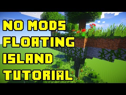 Minecraft: Floating Island How To Build Tutorial (Survival, No Mods!) Xbox/PS3/PE/PC