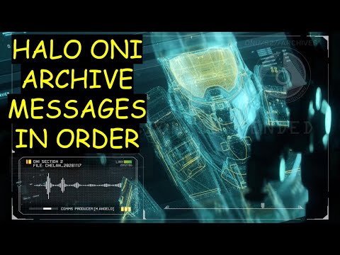 Halo All ONI Archive Messages