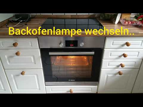 Backofenlampe wechseln (Philips, Bosch, Siemens, AEG, Neff, Hotpoint)