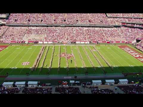 Fightin Texas Aggie Band Halftime Drill Auburn vs TAMU